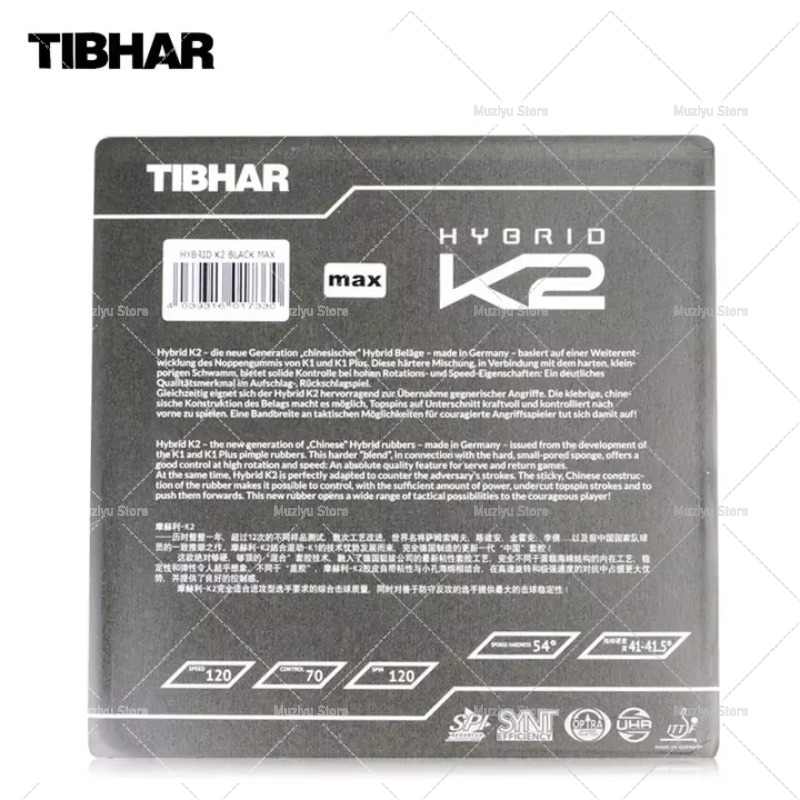Table Tennis Hybrid Rubbers - TIBHAR HYBRID K2 Table Tennis Rubber
