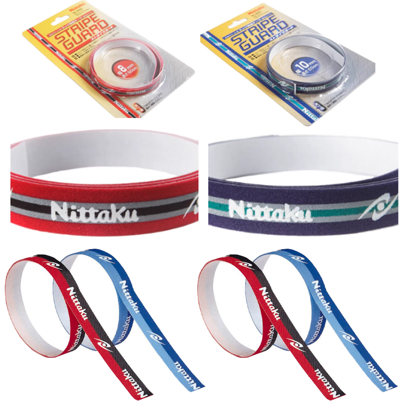 Table Tennis Hybrid Rubbers - NITAKU Wide Flocked Edge Protection Multi-color