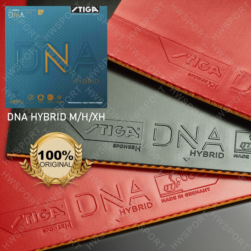 Table Tennis Hybrid Rubbers - STIGA DNA HYBRID Series Table Tennis