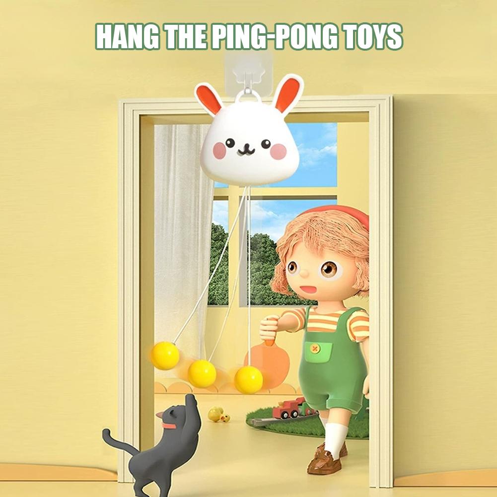 Table Tennis Animation - Hanging Table Tennis Trainer for Kids