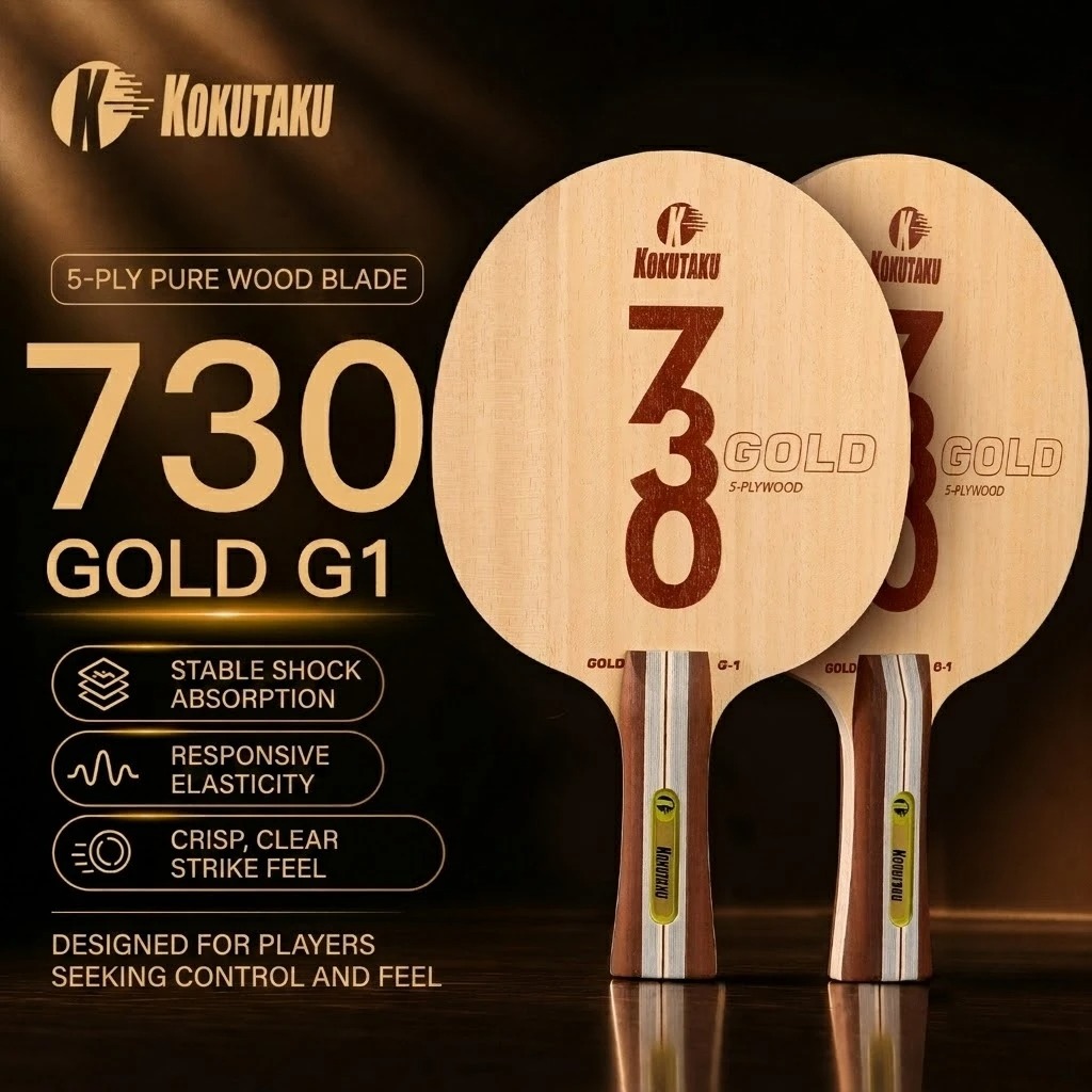 Table Tennis Paddle Set - Kokutaku Table Tennis Blade FL 730