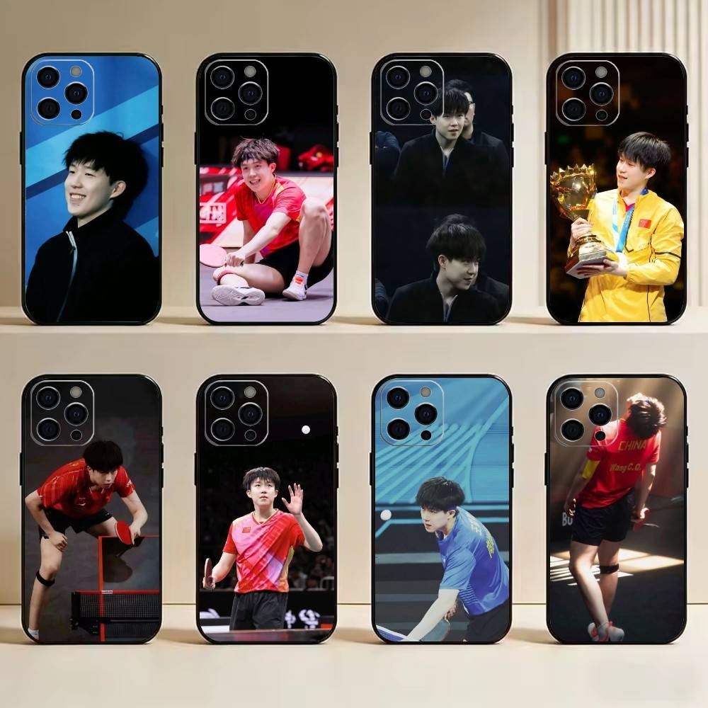 Table Tennis Animation - W-Wang Chuqin-Table tennis player Phone Case