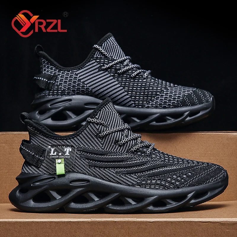 Table Tennis Men - YRZL Men Sports Running Black Jogging