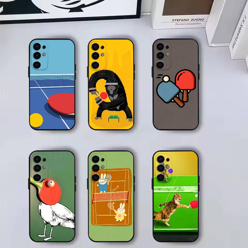 Table Tennis Animation - New Table Tennis Cartoon Phone Case