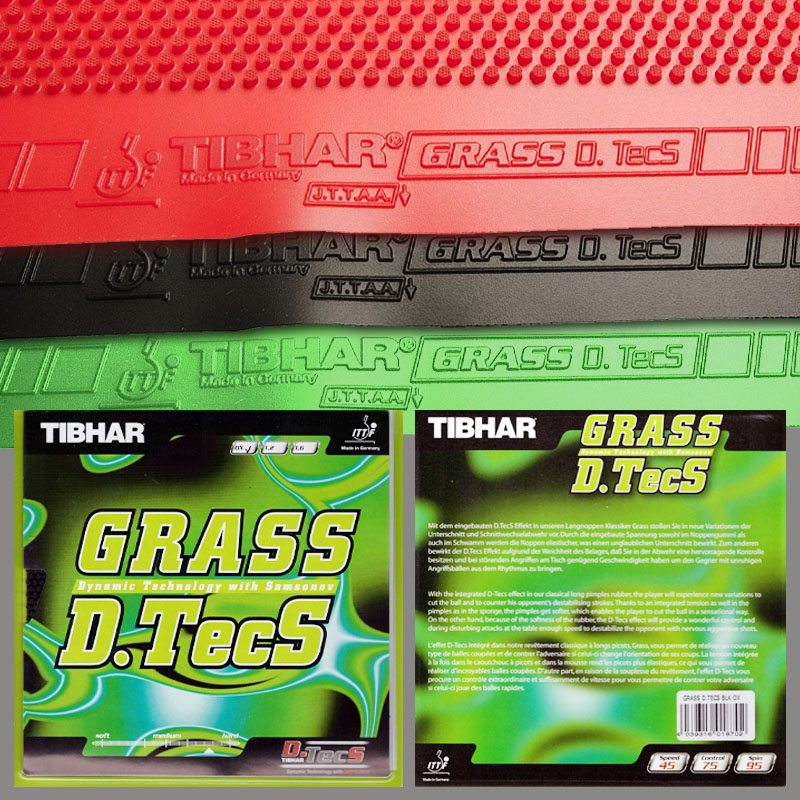TIBHAR Grass D.TecS Table Tenn - Table Tennis Rubber Protective Film recension och pris