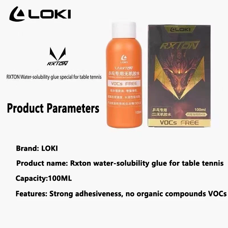 LOKI Waterbased Glue 100ml Wat - Table Tennis Paddle Set recension och pris