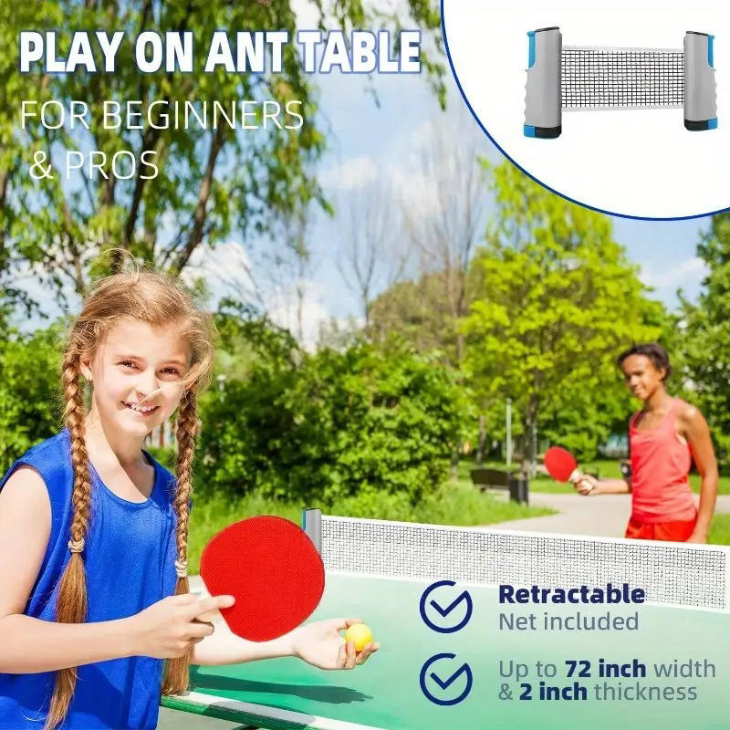 Portable Table Tennis Net Expa - Table Tennis Height recension och pris