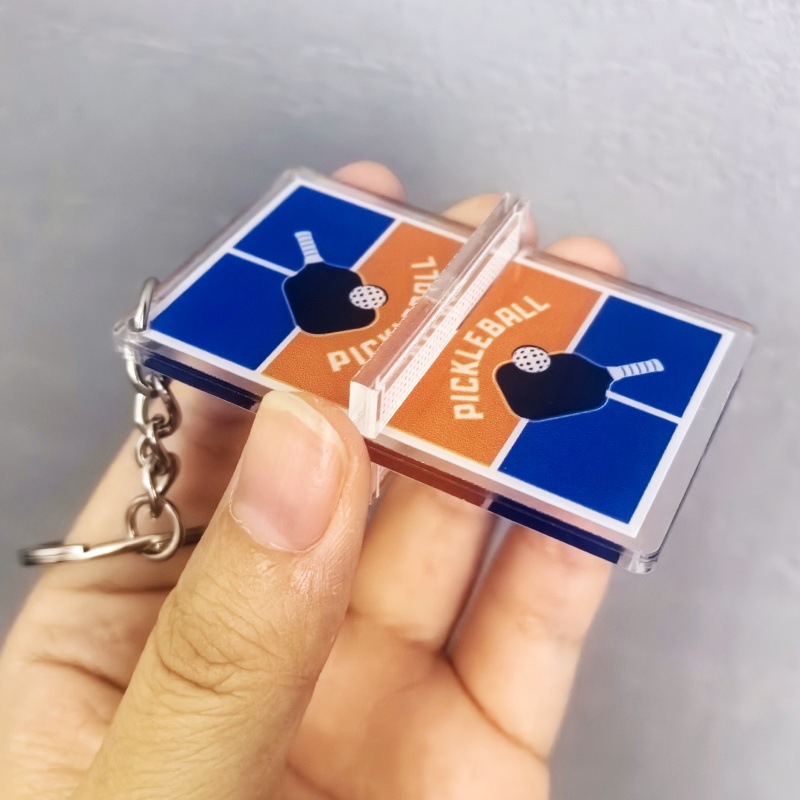 Acrylic Badminton Tennis Keych - Table Tennis Keychain recension och pris