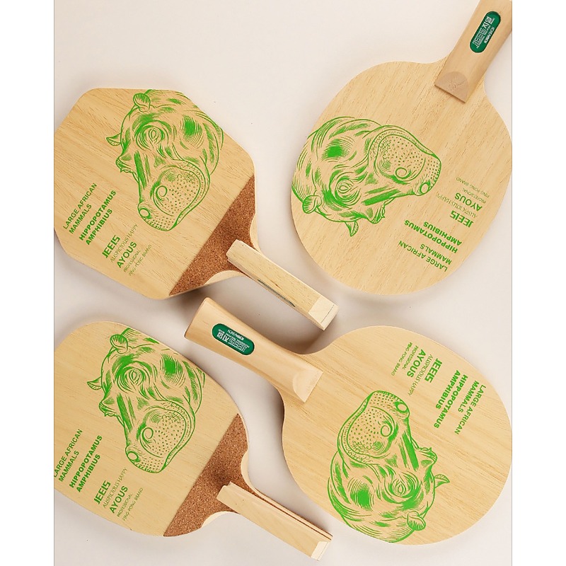 JEELS Green Hippo 1 Ply Ayous  - Table Tennis Blades recension och pris