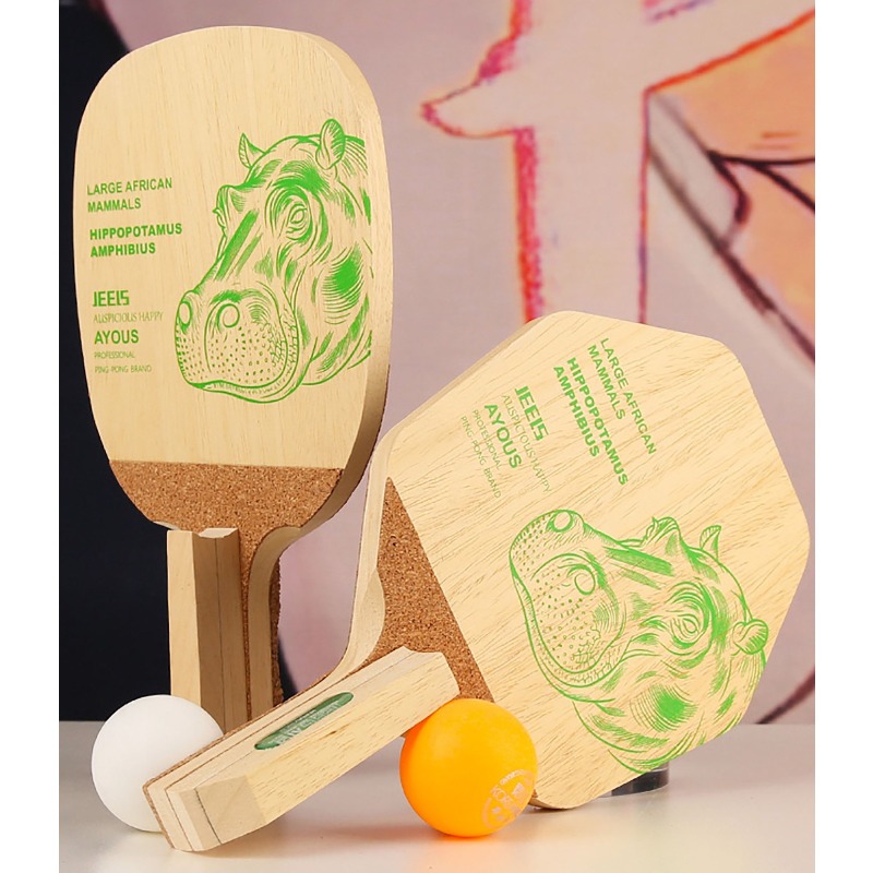 JEELS Green Hippo 1 Ply Ayous  - Table Tennis Blades recension och pris
