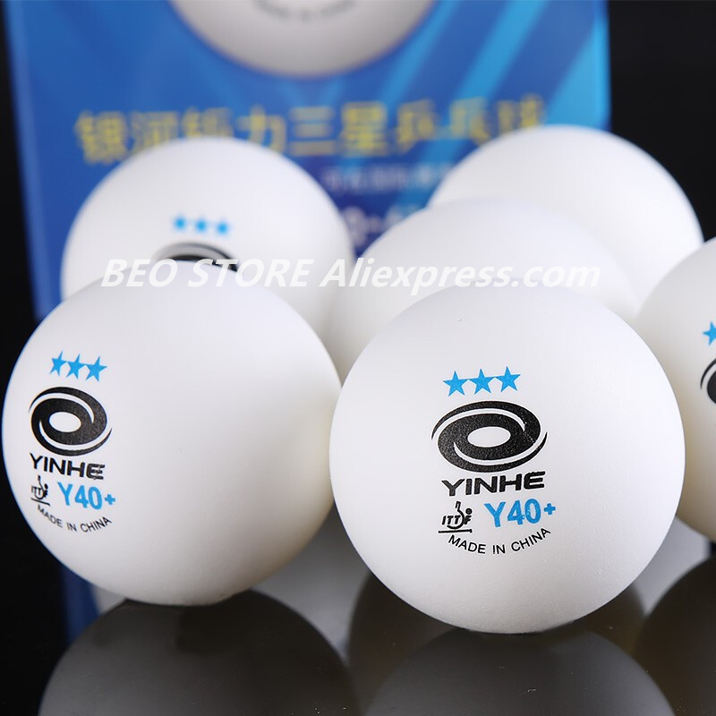 60 balls YINHE 3-star Y40+ H40 - Table Tennis How To Play recension och pris
