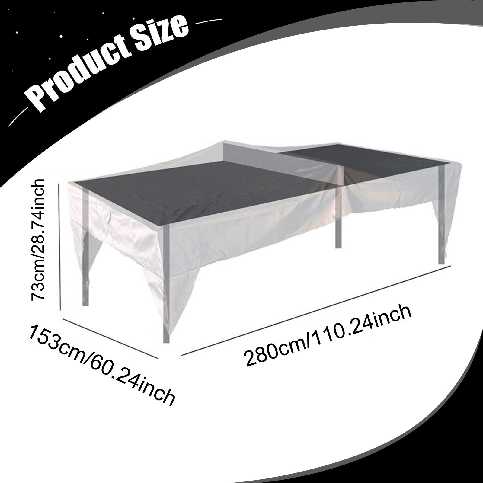 Premium 190T Silver Polyester  - Table Tennis Or Tennis Table recension och pris