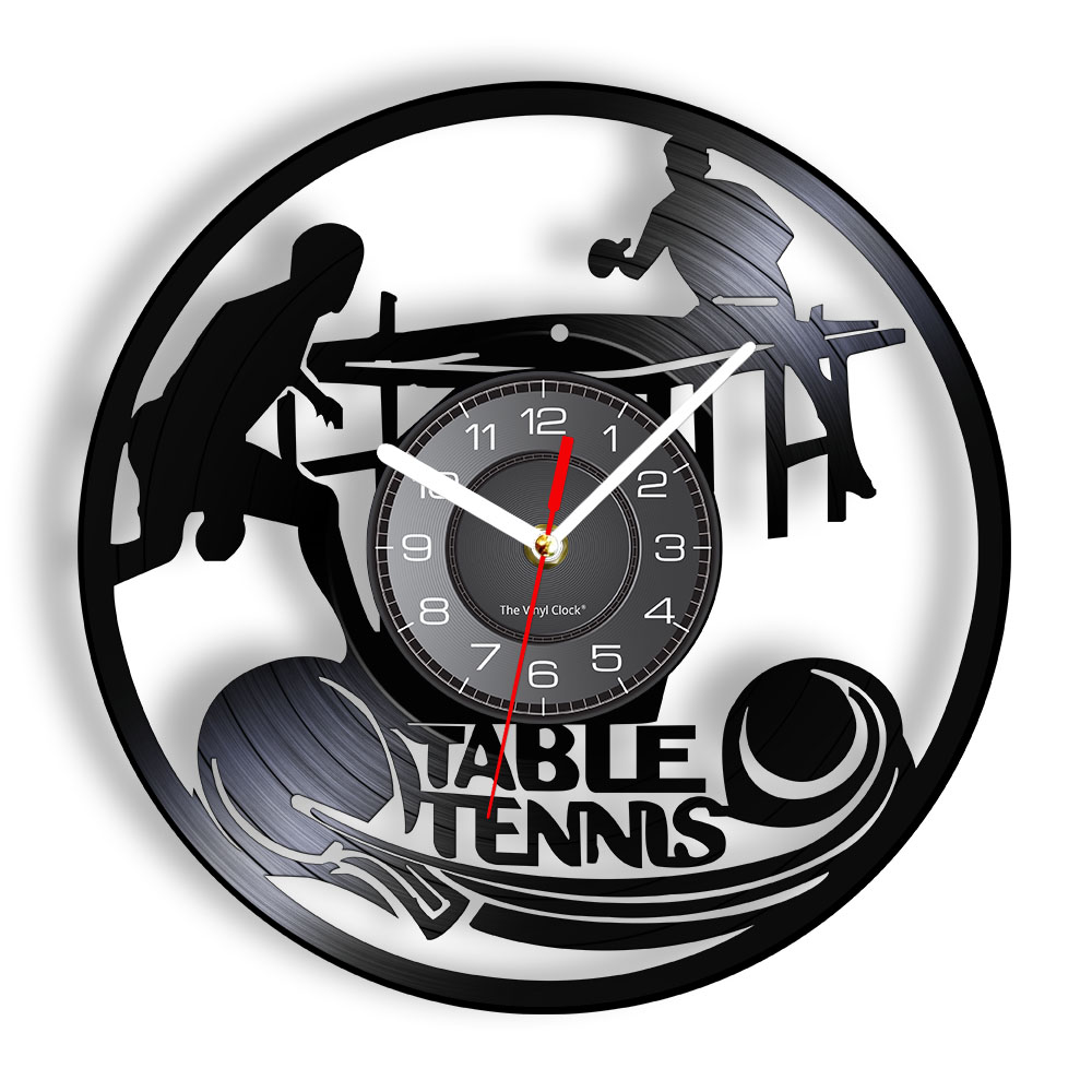 Table Tennis Wall Clock Table  - Table Tennis History recension och pris