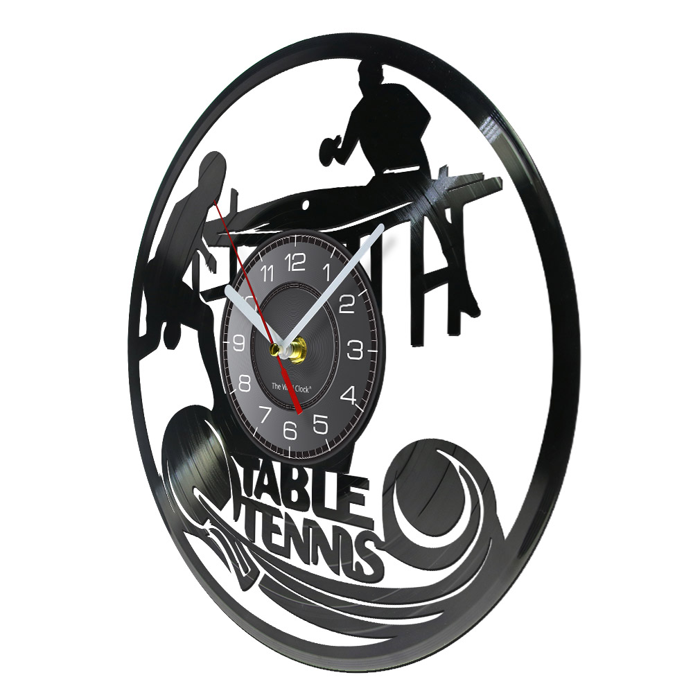 Table Tennis Wall Clock Table  - Table Tennis History recension och pris