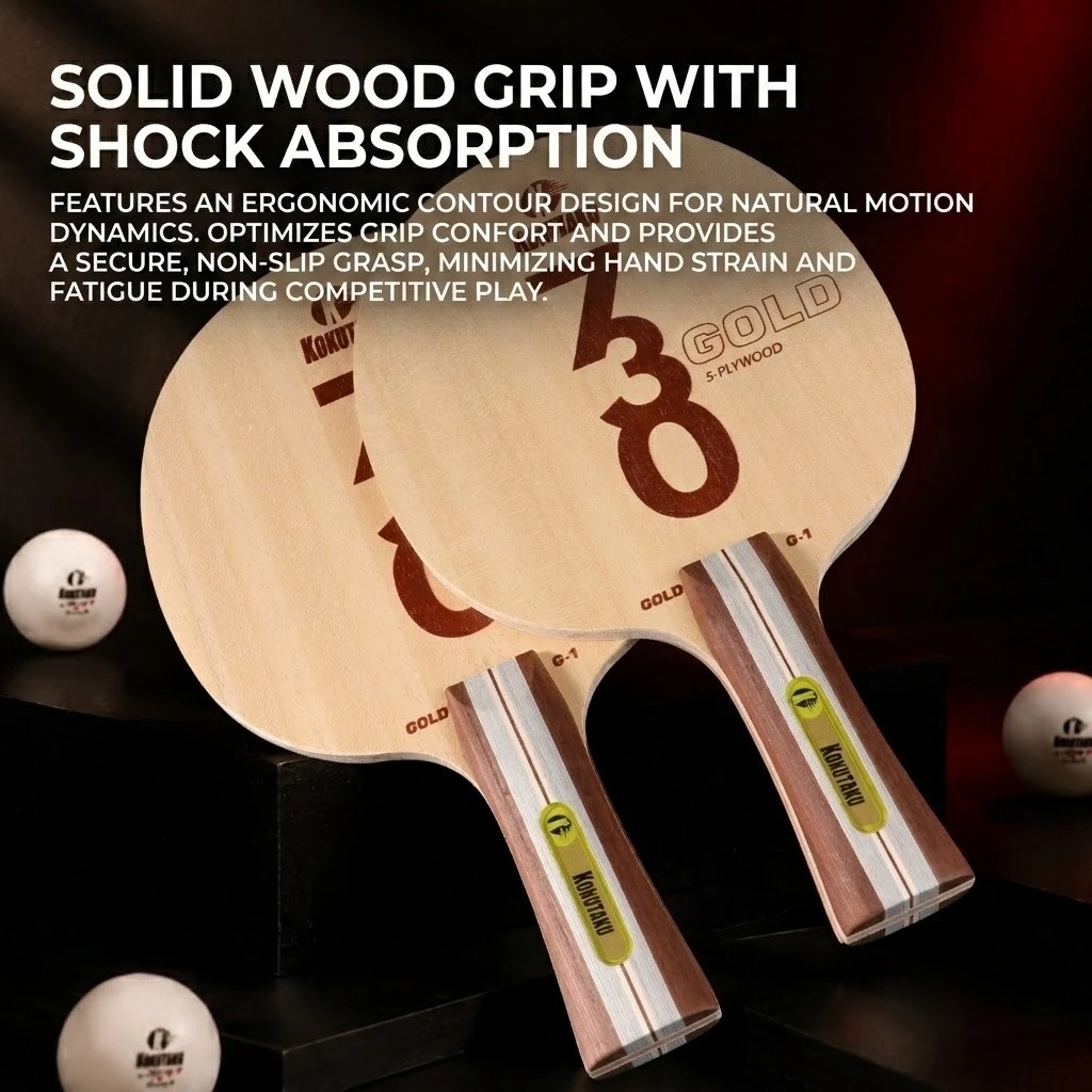 Kokutaku Table Tennis Blade FL - Table Tennis Paddle Set recension och pris