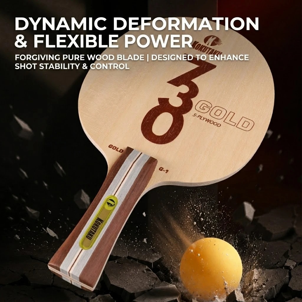 Kokutaku Table Tennis Blade FL - Table Tennis Paddle Set recension och pris