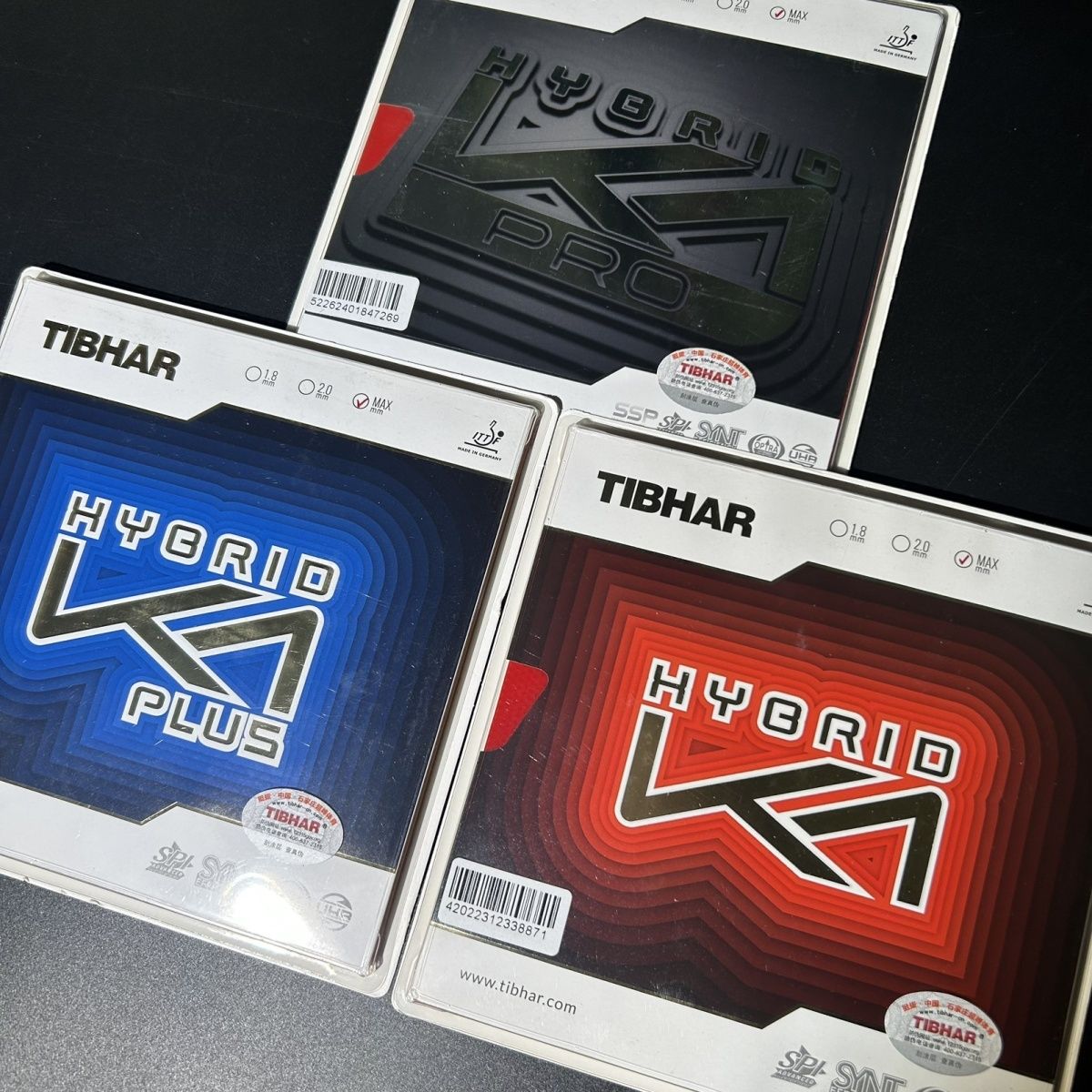Tibhar K2 Hybrid & K1 National - Table Tennis Hybrid Rubbers recension och pris