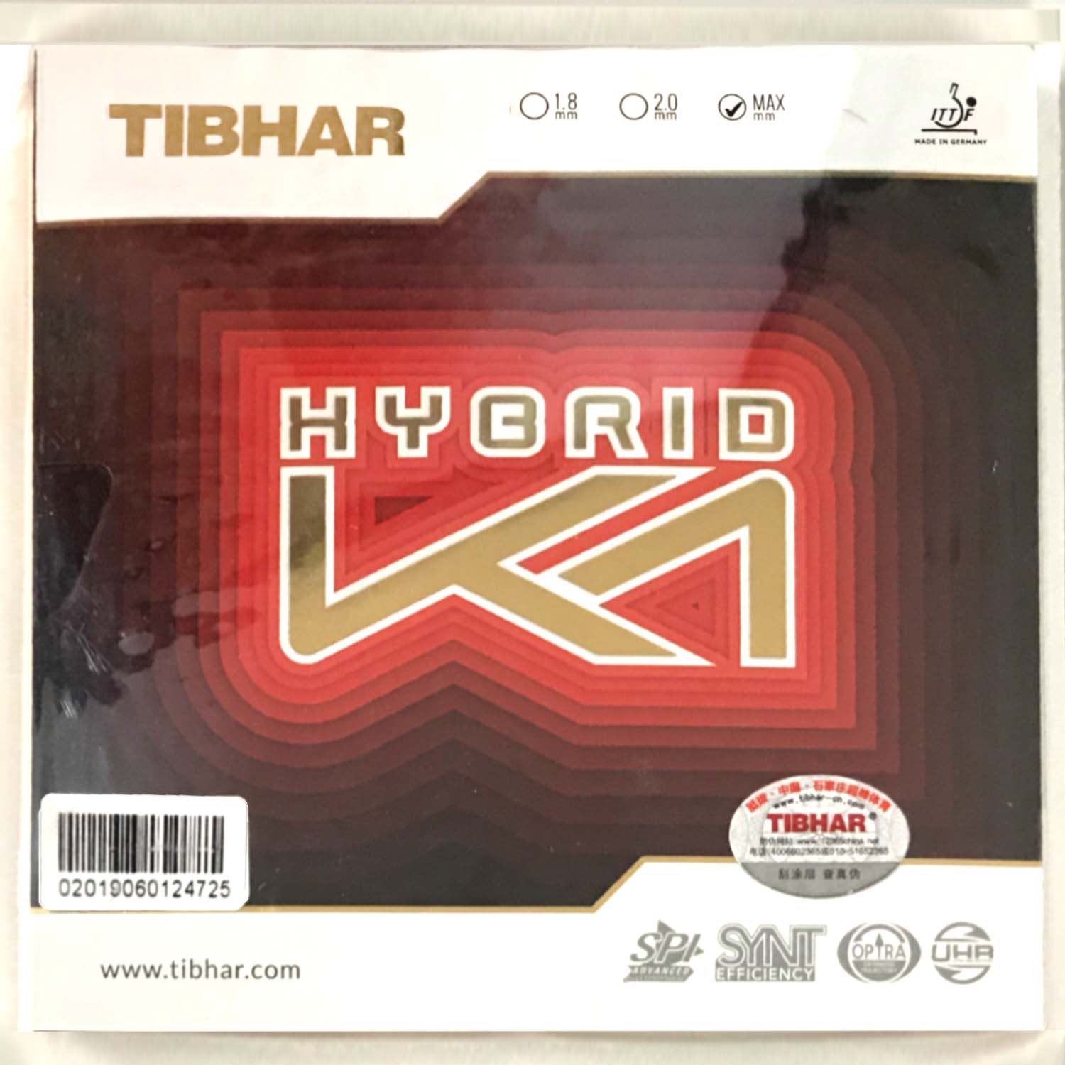 Tibhar Hybrid K1 / K1 PLUS Pim - Table Tennis Hybrid Rubbers recension och pris