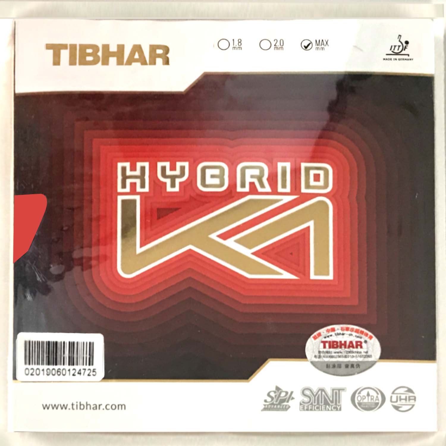 Tibhar Hybrid K1 / K1 PLUS Pim - Table Tennis Hybrid Rubbers recension och pris