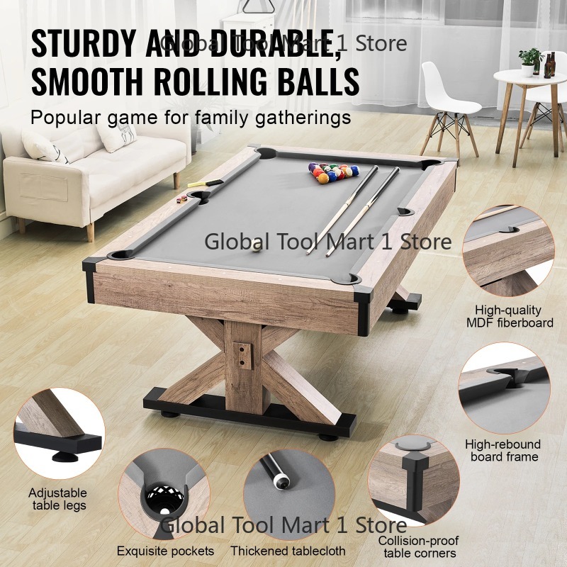 VEV-OR 7ft 3-in-1 Billiards Ta - Table Tennis Or Tennis Table recension och pris