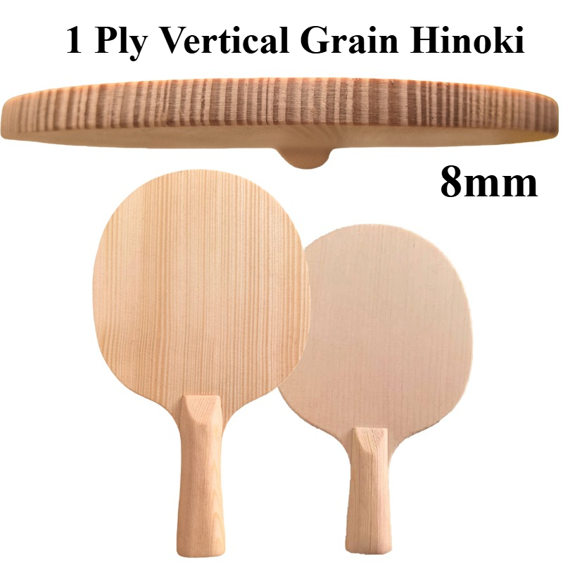 1-Ply 8mm Vertical Grain Hinok - Table Tennis Blades recension och pris