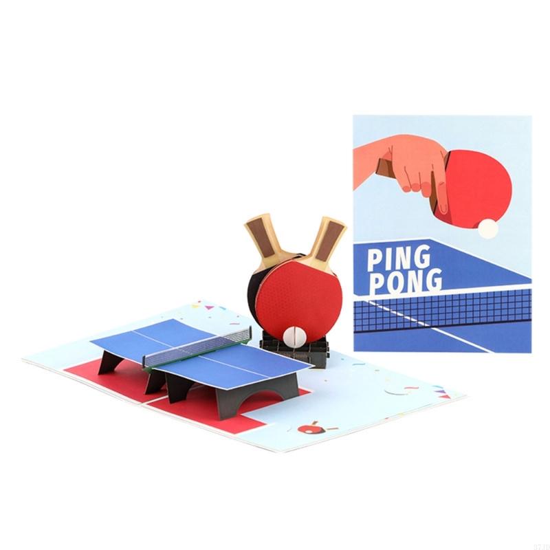 Creative 3D Popup Father's Day - Table Tennis Folding Table recension och pris