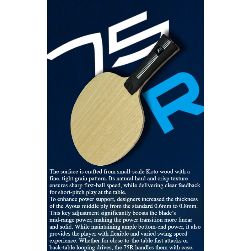 SANWEI 75R 5+2 Outer H-GLC Tab - Table Tennis Blades recension och pris