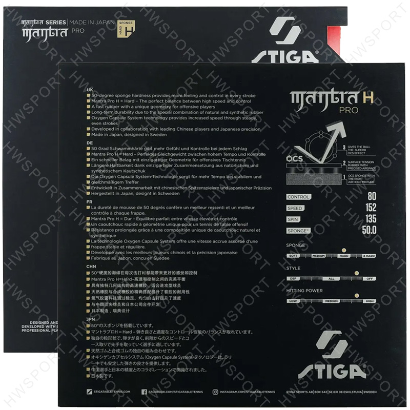 STIGA MANTRA PRO Table Tennis  - Table Tennis Japan recension och pris
