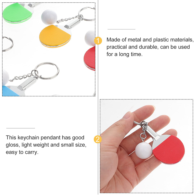 30Pcs Mini Table Tennis Racket - Table Tennis Keychain recension och pris