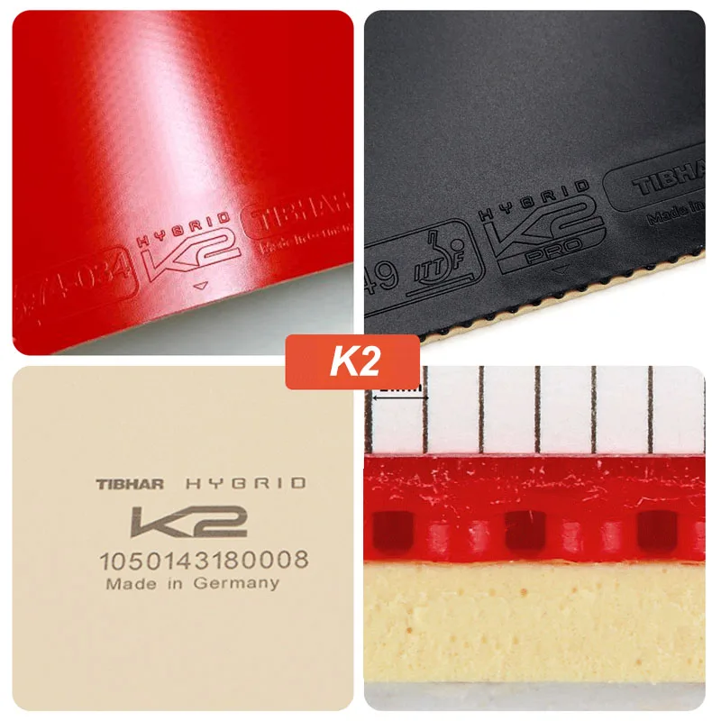 Original Tibhar Hybrid K1 Pro  - Table Tennis Hybrid Rubbers recension och pris
