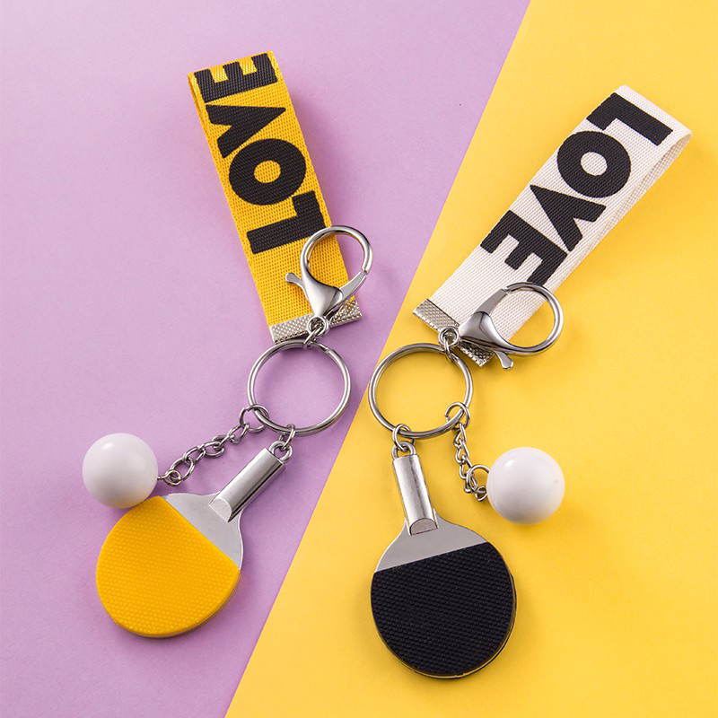1pc Table Tennis Racket Key Ri - Table Tennis Keychain recension och pris