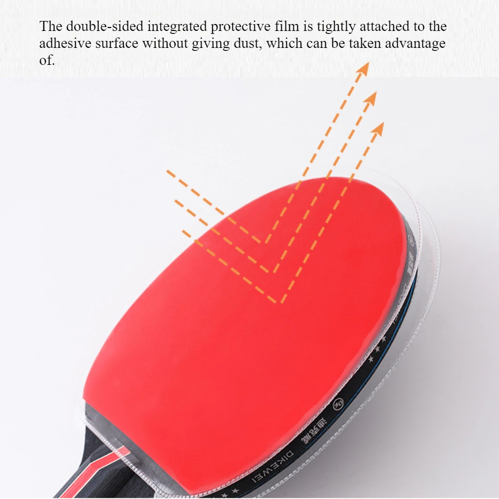 Table tennis racket bottom con - Table Tennis Rubber Protective Film recension och pris