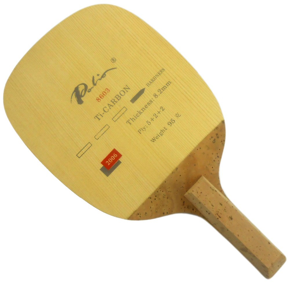 PALIO 8603 Carbon Titanium Tab - Table Tennis Japan recension och pris