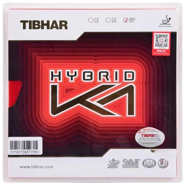 Original TIBHAR HYBRID K3 PRO  - Table Tennis Hybrid Rubbers recension och pris