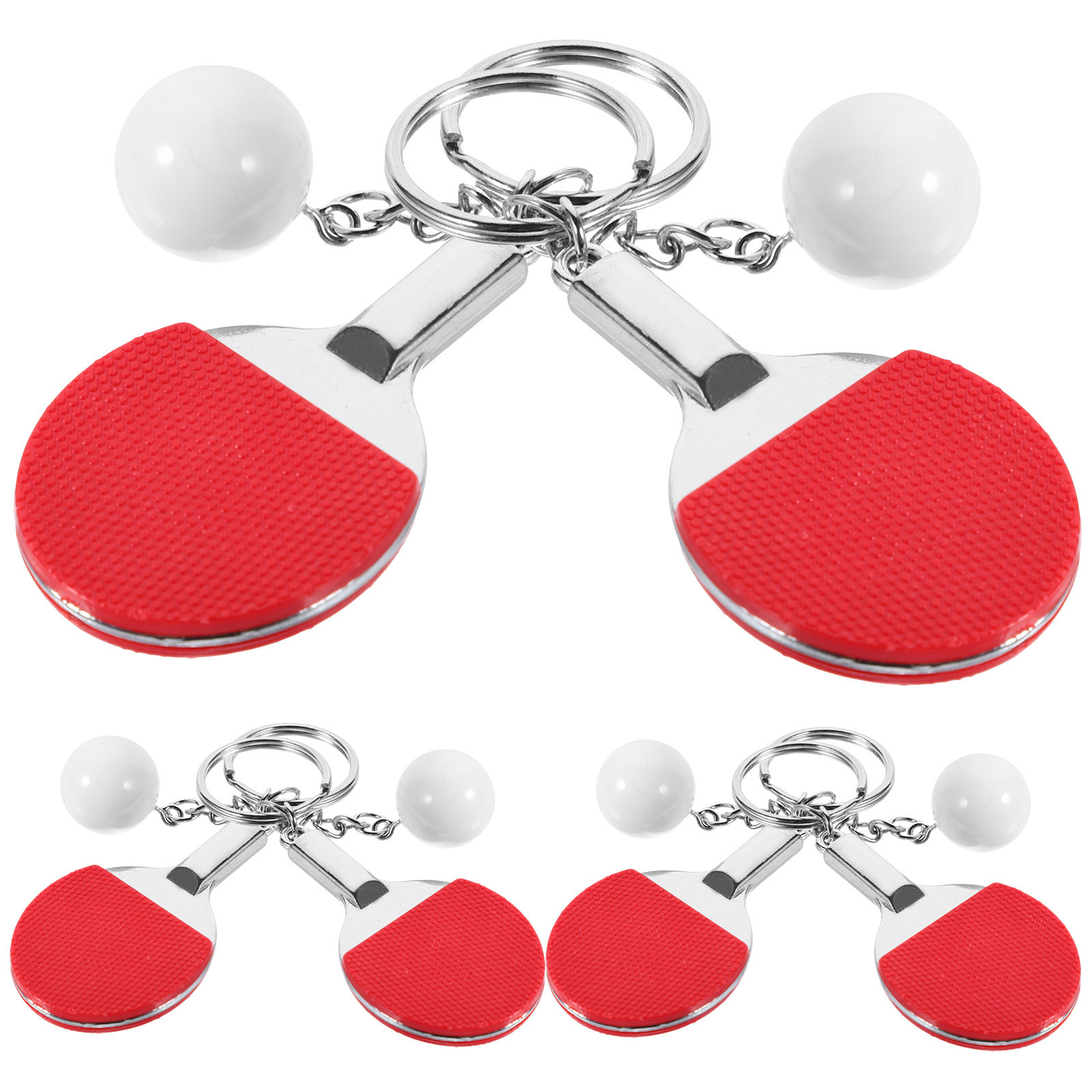 6Pcs Table Tennis Ball Keychai - Table Tennis Keychain recension och pris