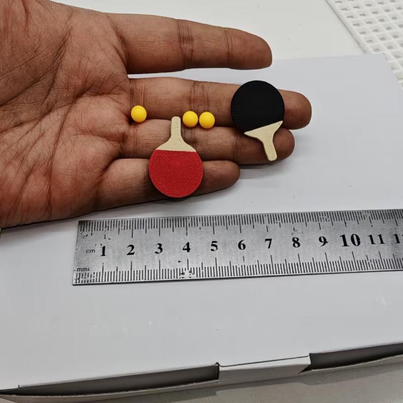 1Set Dollhouse Miniature Ping  - Table Tennis Animation recension och pris