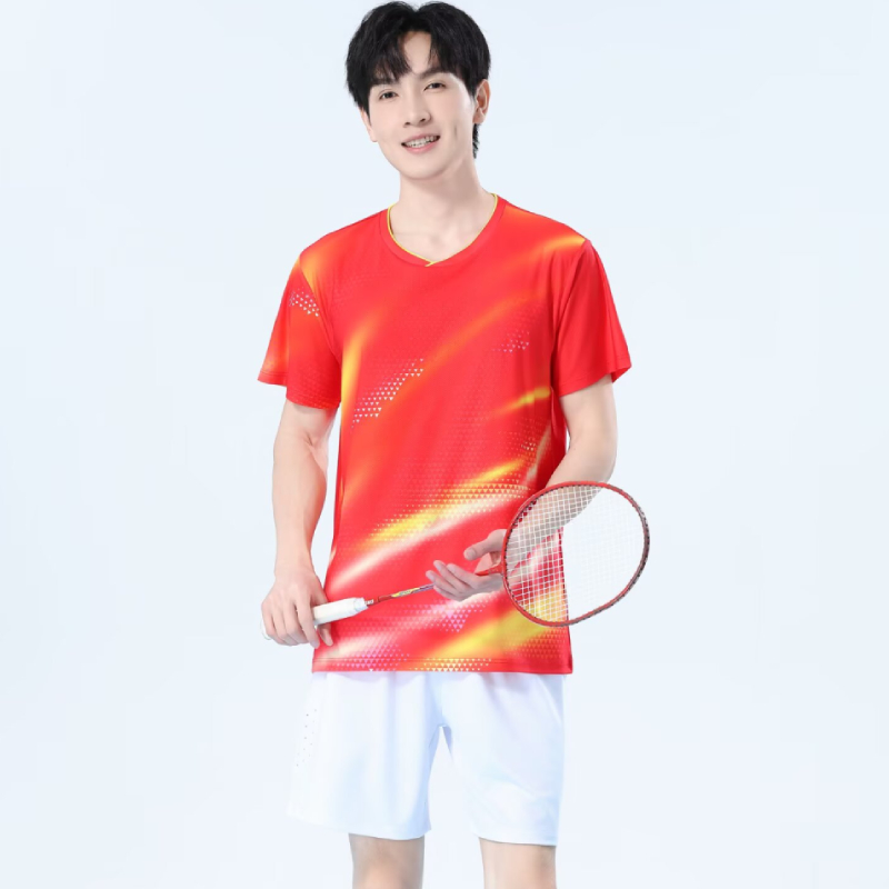 Men Quick Dry Badminton Shirt  - Table Tennis Logo recension och pris